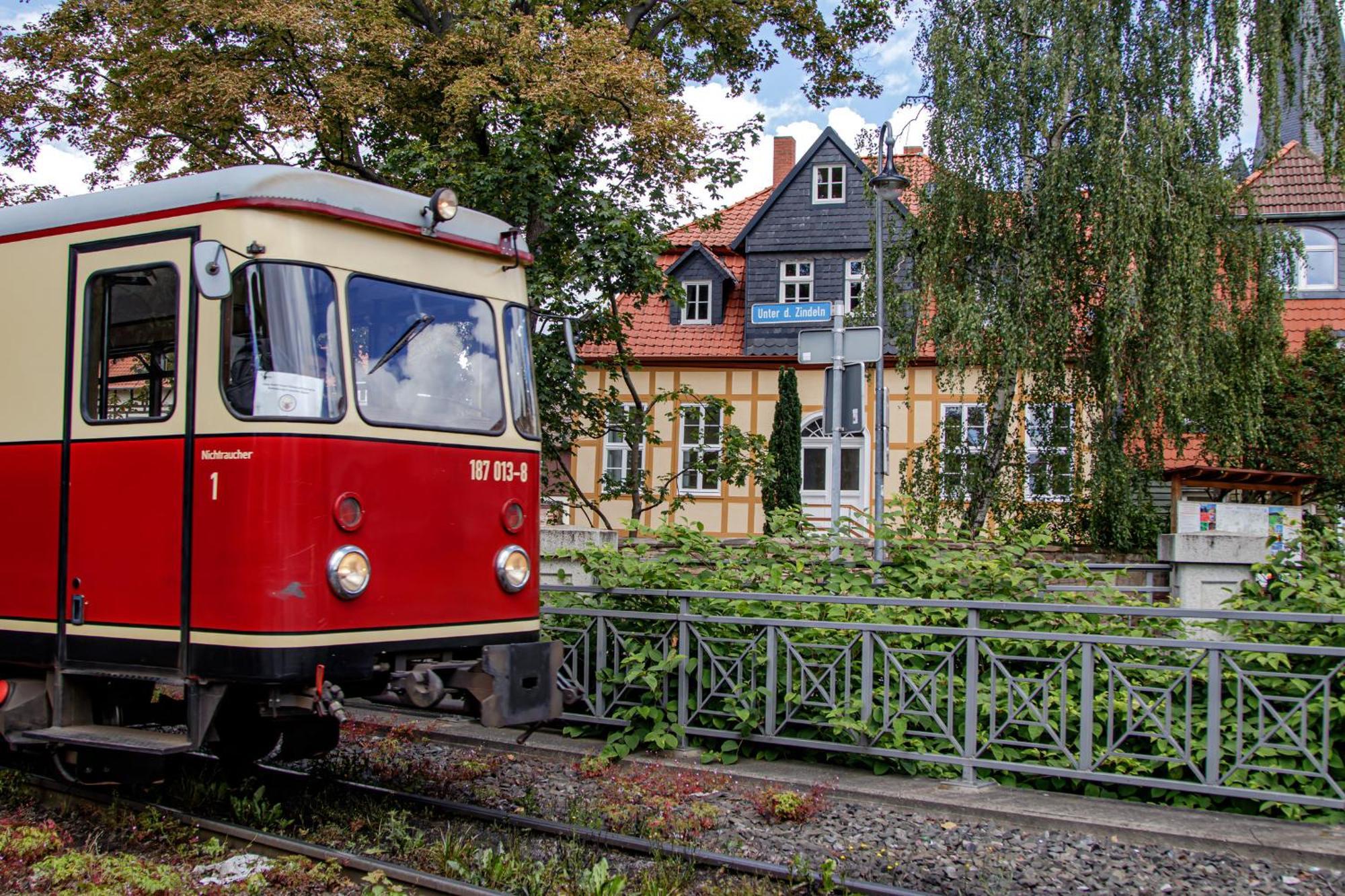 Harztraeume No1 # Parkplatz # Altstadt # Brockenbahn 韦尼格罗德 外观 照片